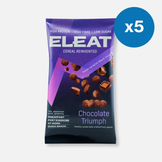 5 x ELEAT Protein Cereal, Chocolate Triumph - 50g