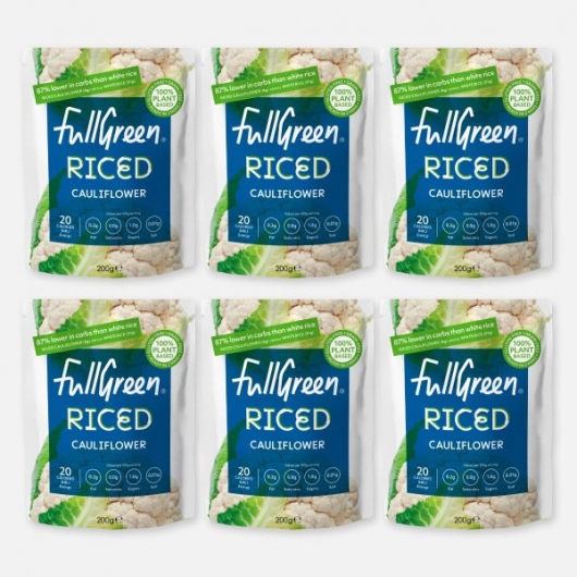 Fullgreen Low Calorie Riced Cauliflower 6 x 200g
