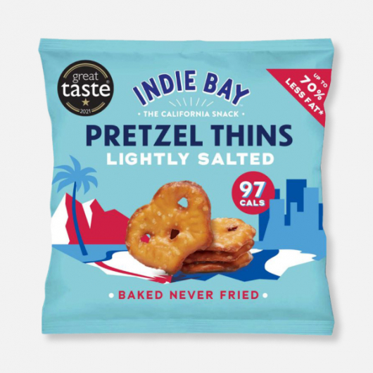 Indie Bay Pretzel Thins – Lightly Salted 24g