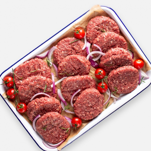 Lean Free Range Steak Burgers - 12 x 114g