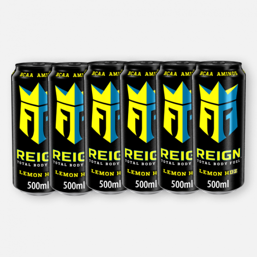 Lemon Headz Reign Zero Calorie BCAA Energy Drink 6 x 500ml