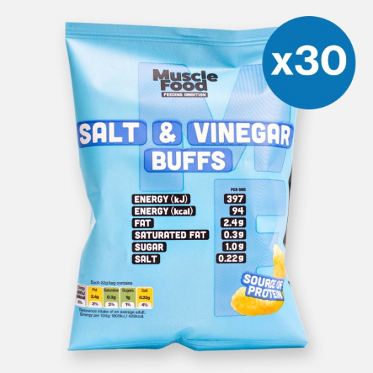 Bean Puffs - Salt & Balsamic Vinegar 30 x 22g Packs