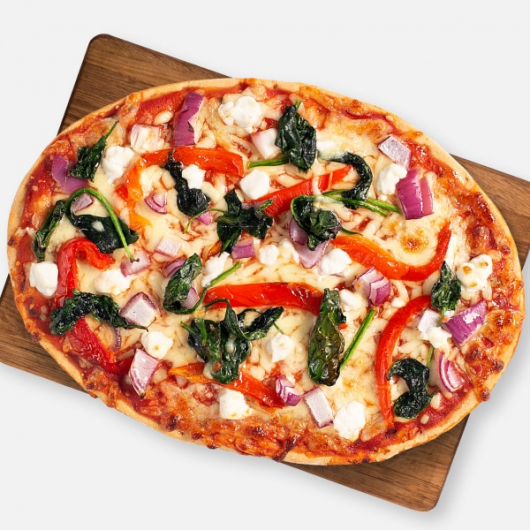 High Protein Goats Cheese Pizza