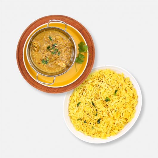 Sri Lankan Chicken Curry & Rice for Two