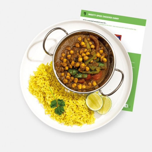 Mighty Spice Chickpea Curry with Pilau Rice Recipe Kit
