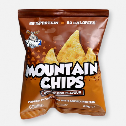 BBQ Muscle Moose High Protein Mountain Chips - 23g