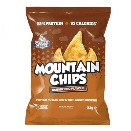6 x Mountain Chips BBQ - 23g BBD 17.1.23