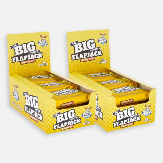The Big Protein Flapjack - Golden Syrup 24 x Bars