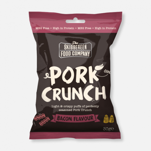 Pork Crunch Bacon Flavour Pork Puffs - 30g