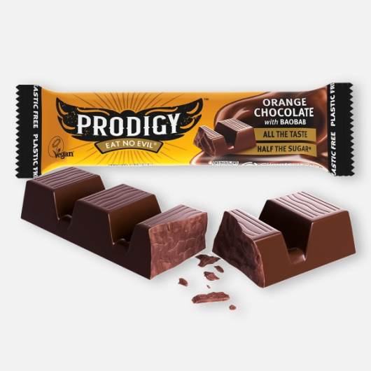 Prodigy Vegan Chunky Chocolate Orange Bar