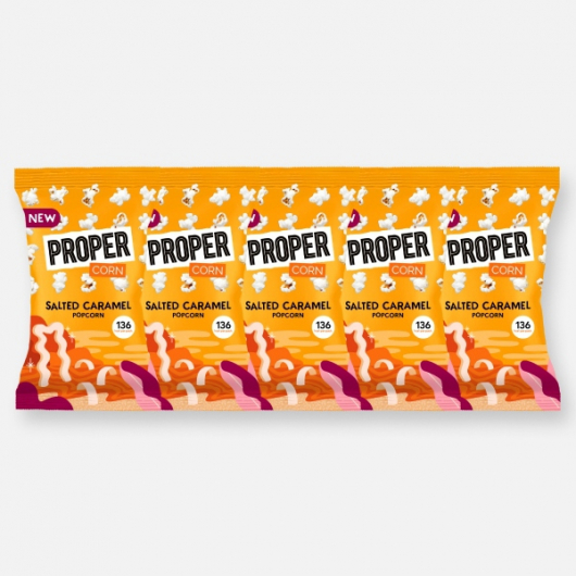 PROPERCORN - Salted Caramel Popcorn 5 x 24g