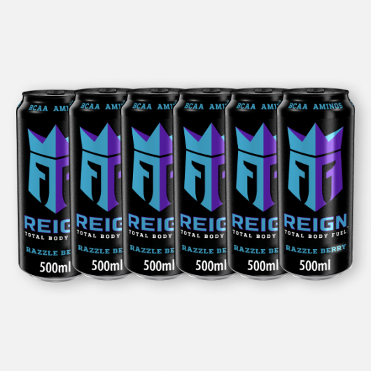 Razzle Berry Reign Zero Calorie BCAA Energy Drink 6 x 500ml