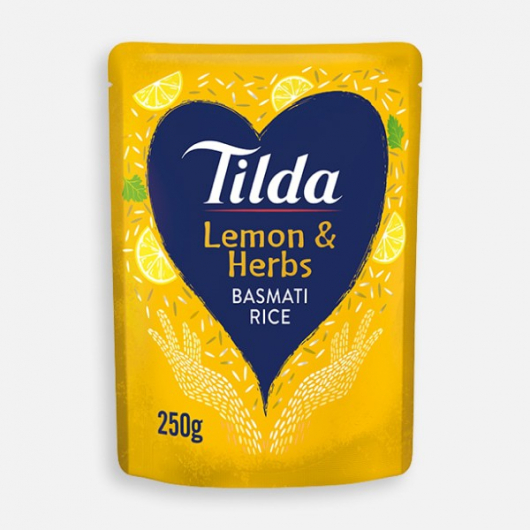Tilda Microwave Lemon & Herbs Basmati Rice 250g