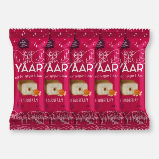 Yaar Cloudberry Nordic Yoghurt Bar 5 x 40g ****