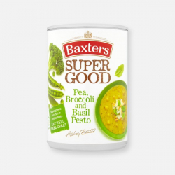 Baxters Super Good Pea, Broccoli and Basil Pesto Soup 400g ****