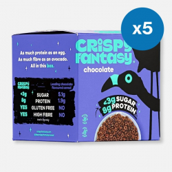 5 x Crispy Fantasy Chocolate Mini Protein Cereal - 30g ****