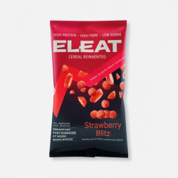 ELEAT Protein Cereal, Strawberry Blitz -10 x 50g BBD 20.05.23