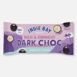 Indie Bay Dark Chocolate Coated Pretzel Bites 31g
