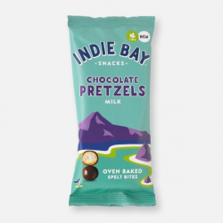 Indie Bay Milk Chocolate Coated Pretzel Bites 31g