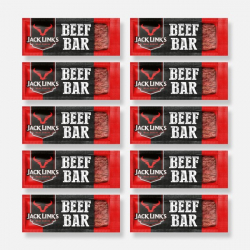 10 x Jack Links Beef Bar - Original 22.5g BBD: 01.05.22