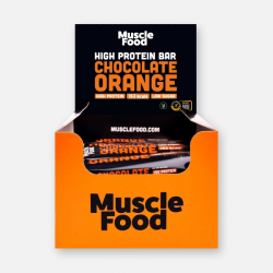 MuscleFood Chocolate Orange High Protein Bar 12 x 45g