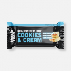 MuscleFood Cookies and Cream High Protein Bar 45g