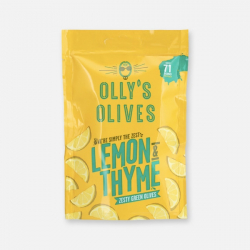 Olly's Olives - Lemon & Thyme Halkidiki Olives 50g