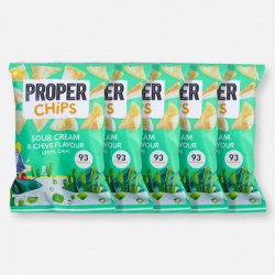 PROPERCHIPS - Sour Cream & Chive - 5 x 20g