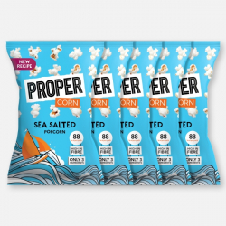 PROPERCORN - Lightly Sea Salted Popcorn - 5 x 20g