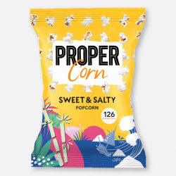 PROPERCORN - Sweet & Salty Popcorn Share Bag 90g