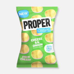 PROPERCRISPS Cheese & Onion 30g