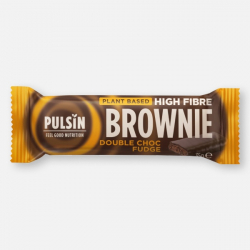 Pulsin High Fibre Brownie - Double Choc Fudge 35g