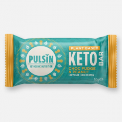 Pulsin Keto Bar - Choc Fudge & Peanut 50g ****
