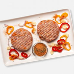 Spanish Style Pork and Chorizo Burgers 2 x 114g