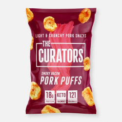 The Curators - Smoky Bacon Pork Puffs 25g