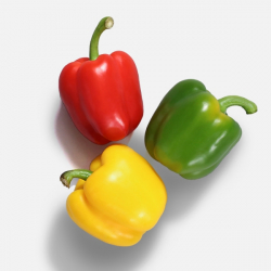 3 x Whole Mixed Peppers